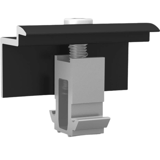 EcoSolaris - Clema finala DomeClamp 30-50mm Neagra - K2 Systems