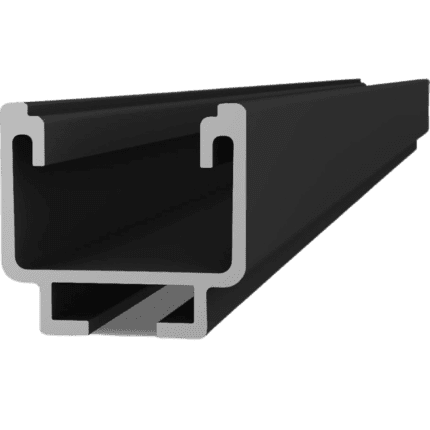 EcoSolaris - Sina montare SolidRail Light 480cm neagra - K2 Systems