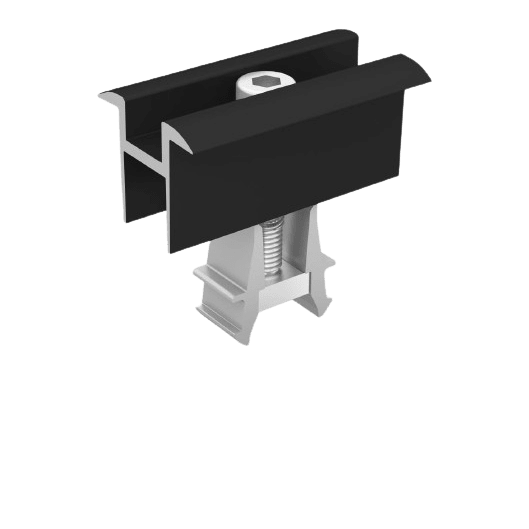 EcoSolaris - Clema de mijloc universala OneMid 30-42 mm Neagra