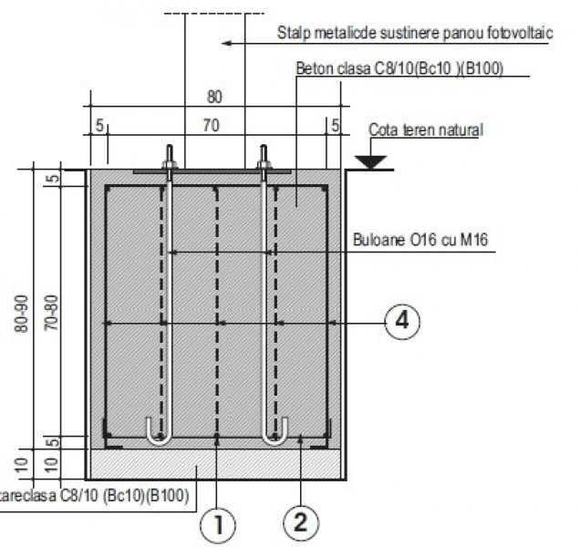 set-prezoane-stalp-galvanizat-octogonal