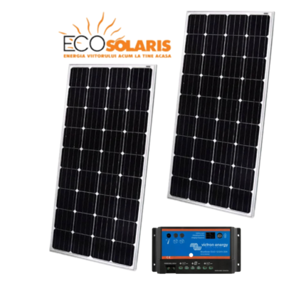 Pachet solar 300W pentru incarcarea bateriilor GEL, Lifepo4, AGM
