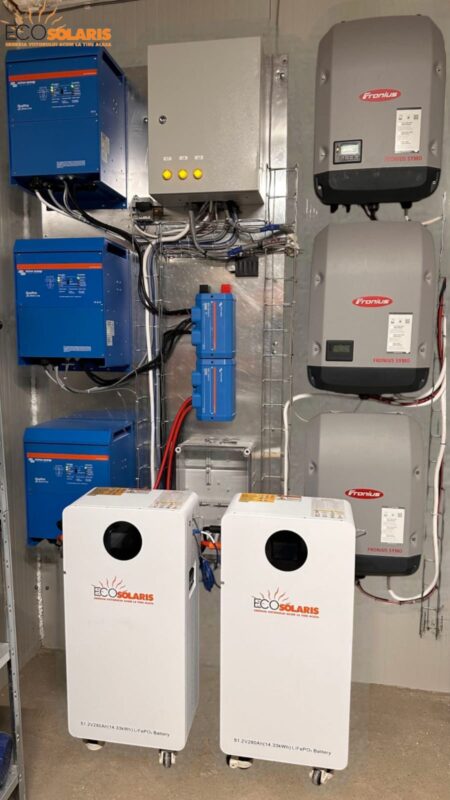 Acumulatori Ecosolaris LiFePO4 5kWp 15kWp Stocare Solara Inalta Performanta