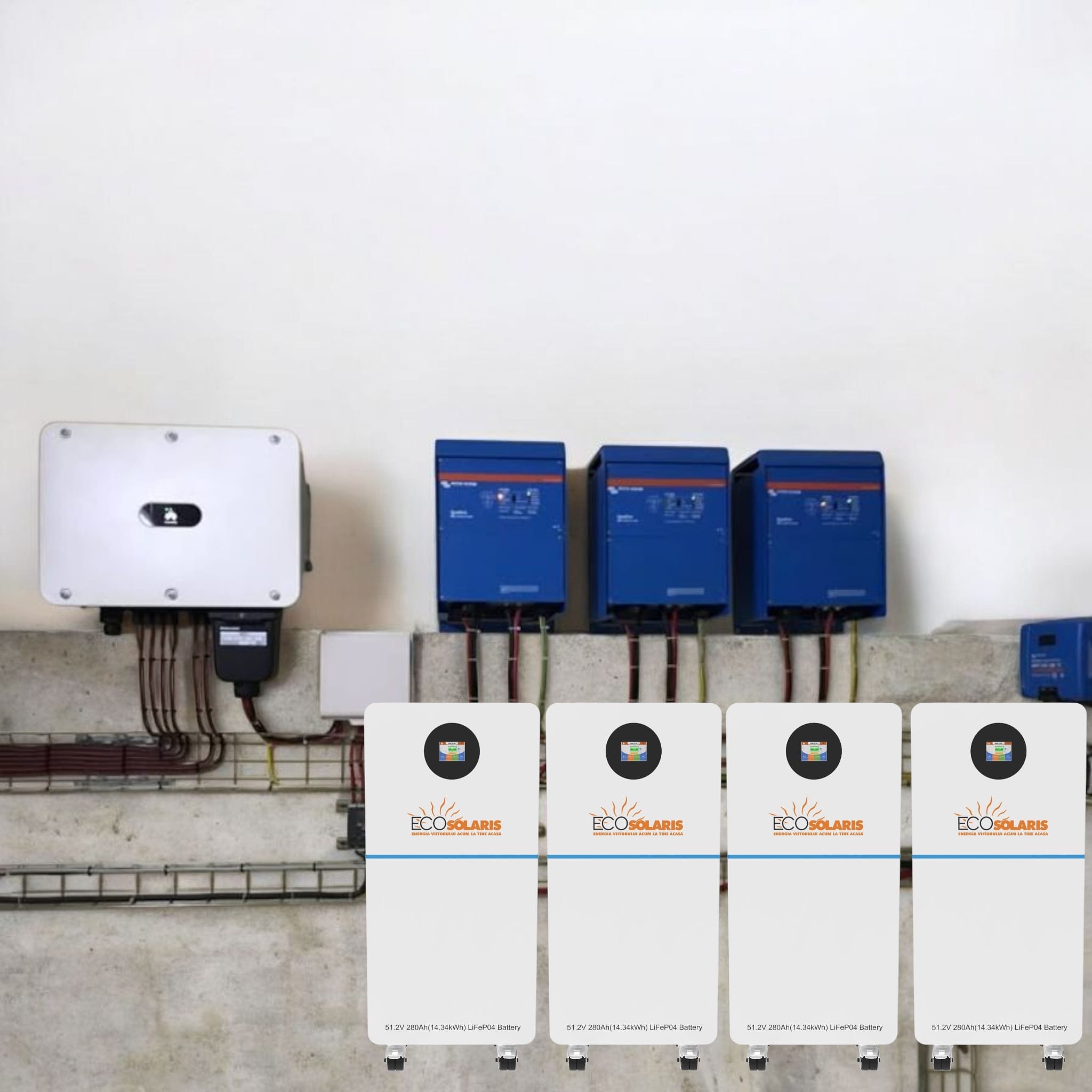 Pachet stocare 60kwh Huawei trifazic