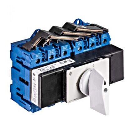 Comutator modular 3-poli 100A 37kW 1-0-2 Schrack