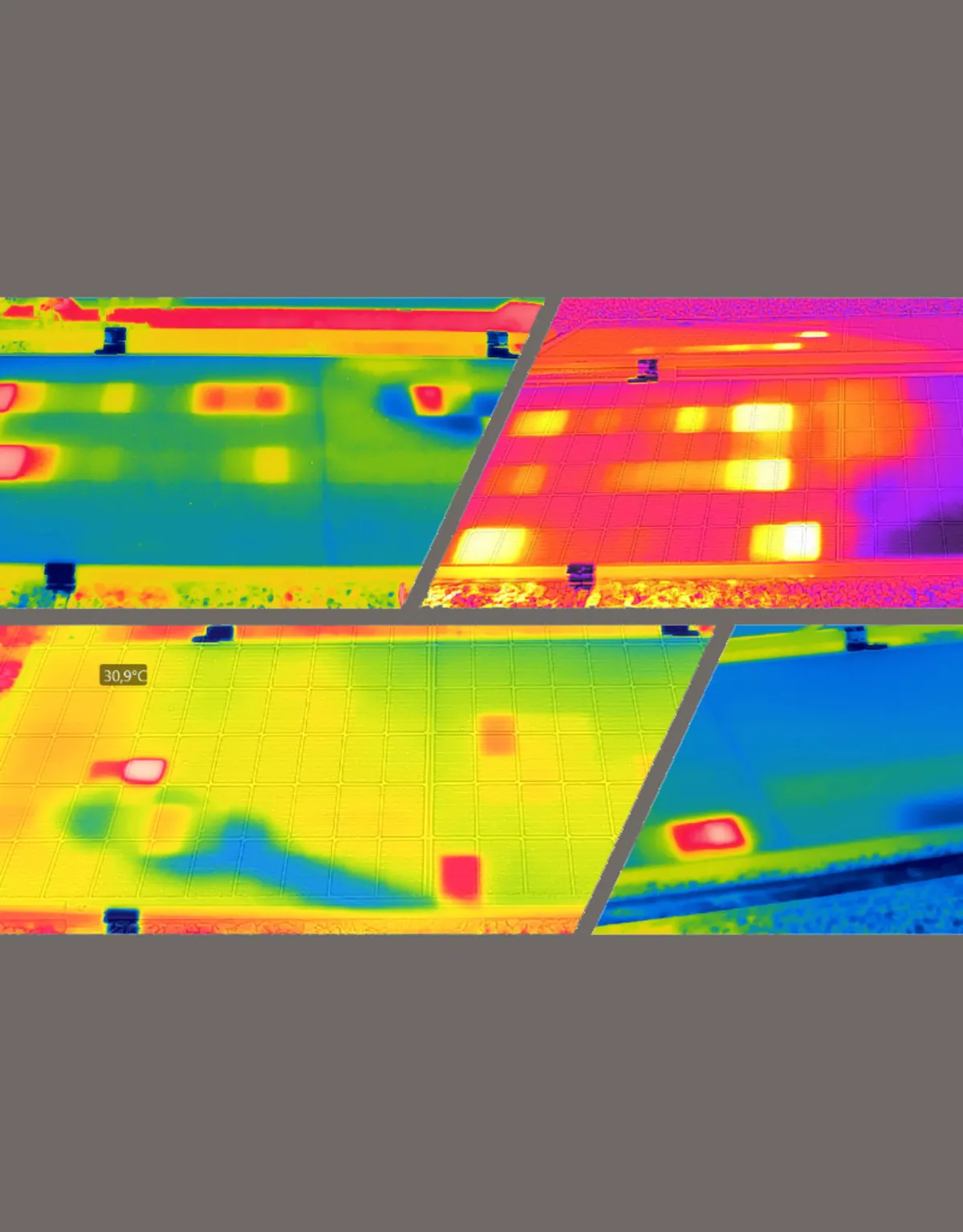 Verificare termografică a unei instalații fotovoltaice — controlul calității EcoSolaris