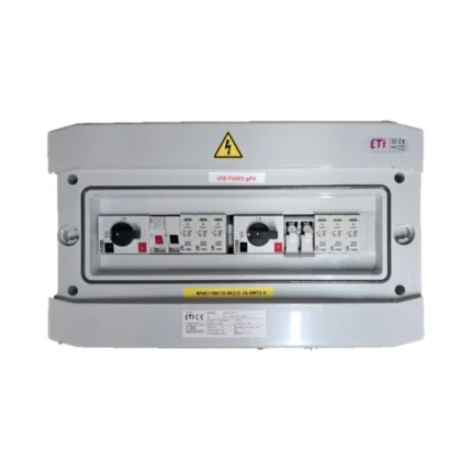Tablou fotovoltaic echipat 2 stringuri, IP65, ETI