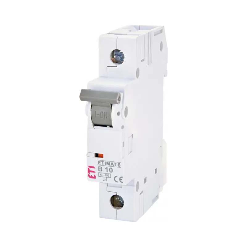 Siguranță automată AC 1P 10A B 6kA ETIMAT 6 ETI Siguranță automată AC 1P 10A B 6kA ETIMAT 6 ETI