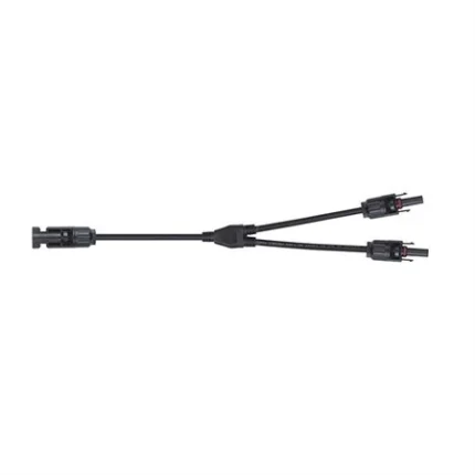 Conectorul solar MC4 GETI 2x femele – 1x mascul, 30 cm