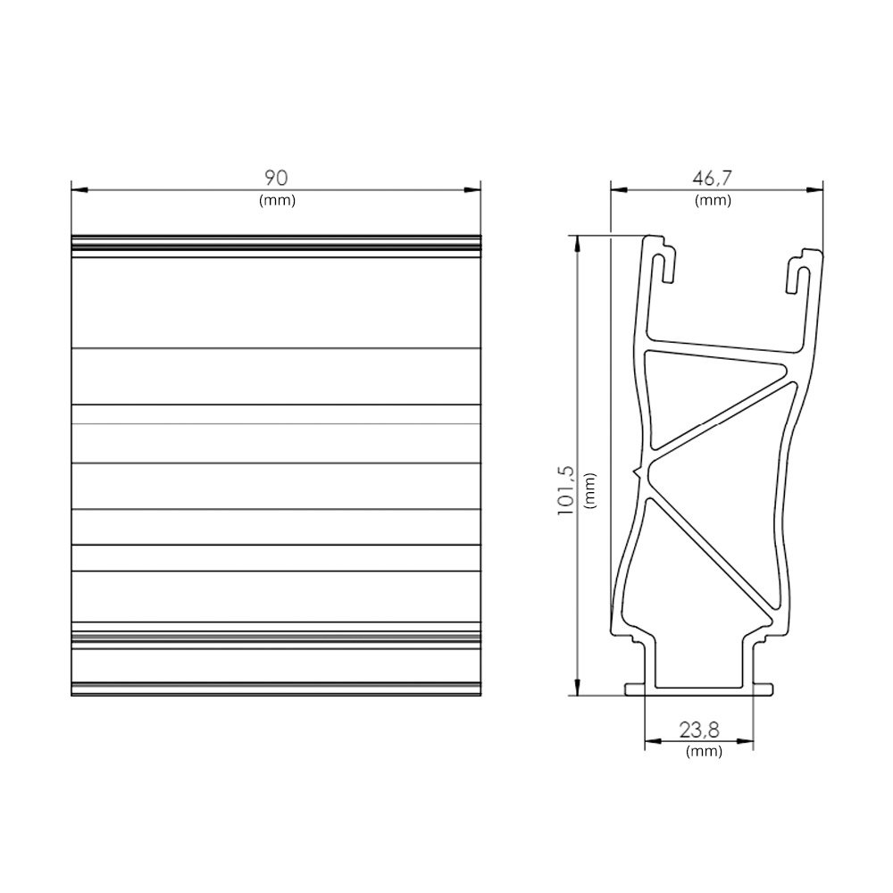 Inaltator frontal K2 Systems MiniFive MK2 2004212, elevatie 5 grade, pret/bucata