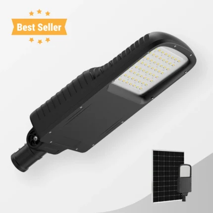 THOR - Lampă solară stradală 100W / 120W (All-in-Two)