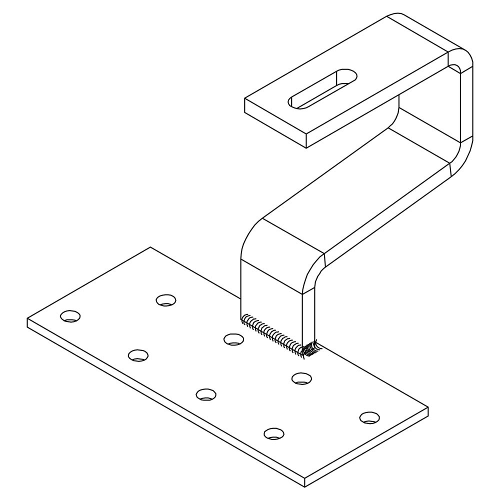 Carlig de acoperis armat Alpin K2 Systems 1000764
