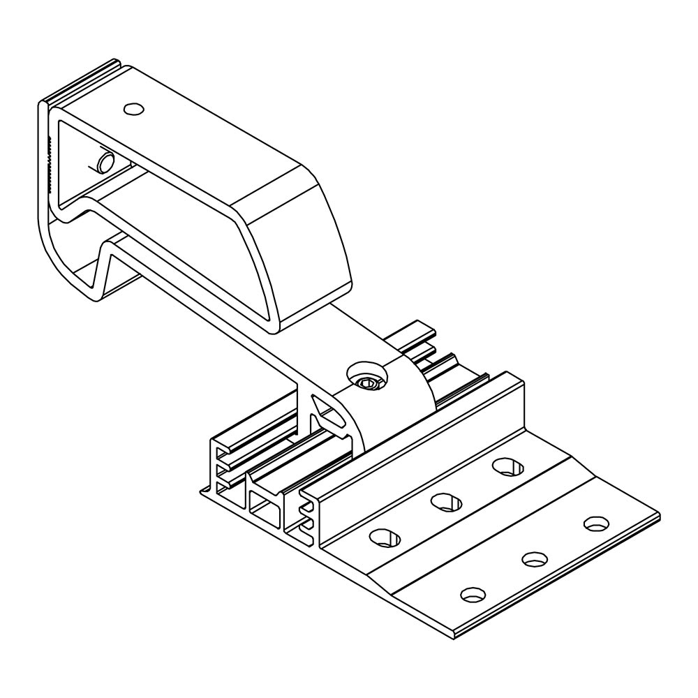 Carlig de acoperis CrossHook 2G pentru carcasa Gerard K2 Systems 2000636