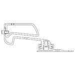 Carlig de acoperis CrossHook 2G pentru carcasa Gerard K2 Systems 2000636