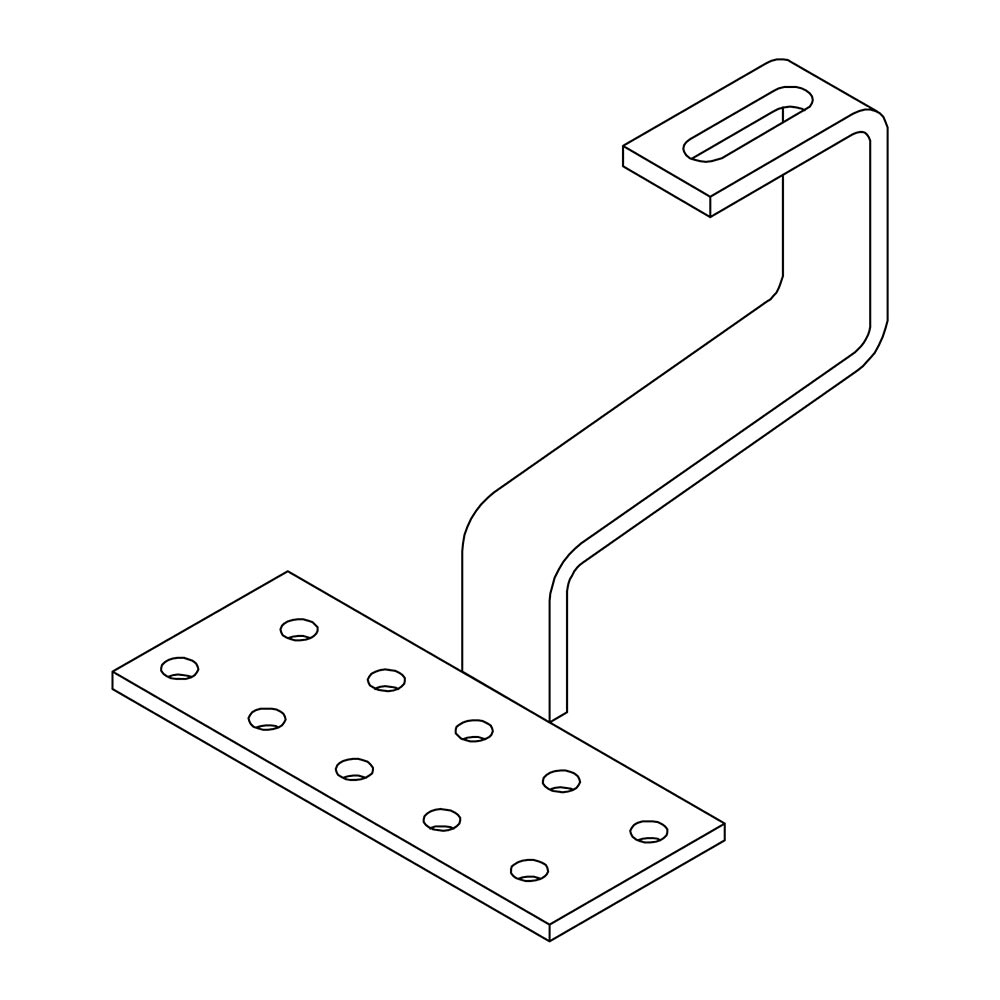 Carlig de acoperis pentru acoperisuri cu tigla K2 Systems 1000001