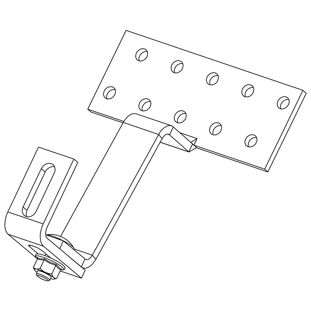 Carlig de acoperis Vario 1 universal K2 Systems 1000125