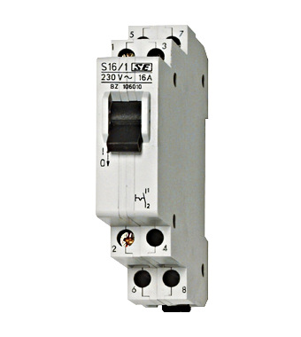 Comutator modular 0-1, 3NO, 16A Schrack