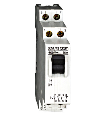 Comutator de comandă modular, 0-1, 3ND + 1NÎ, 16A Schrack