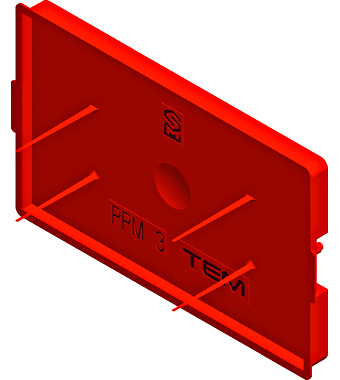 Capac protecţie 3M (20 piese) Schrack
