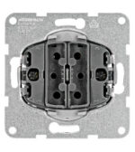 Clapetă dubla, albă, S 55 Schrack — f ev100109 1 3