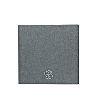 Clapetă cu simbol VENTILATOR, antracit Schrack