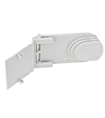 Clemă dublă (2*1p) Al-Cu, maro, 300mmp / 240mmp cu pin Schrack