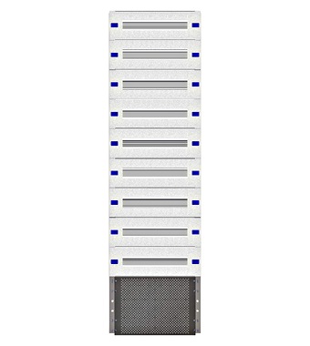 Combination Distributor Modular chassis 428mm 33HU, complete Schrack