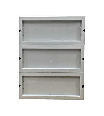 Cadru montaj 3x18UH pt. cutie Minipol 500x400mm Schrack