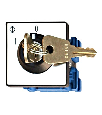 Comutator cu cheie 1-0-2 20A1p Schrack