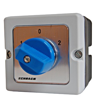 Comutator 1-0-2 capsulat 3p 20A Schrack