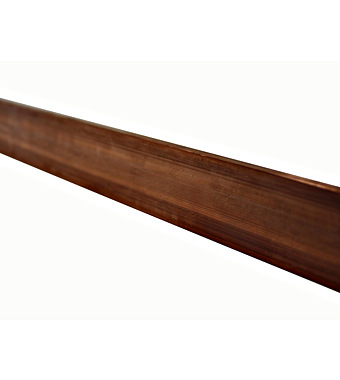 Bară cupru, masiv 985 A, 60x10mm, 2m Schrack