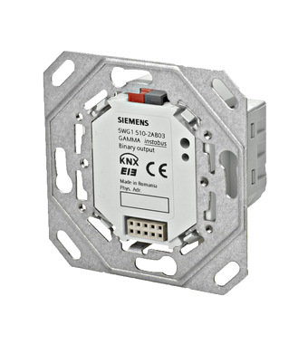Aparat cu ieșiri binare, 2 x 230V c.a., 10A, cu cadru montaj Schrack