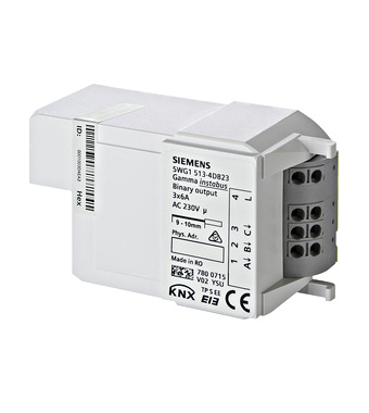 Actuator comutare pentru montaj în casetă, 3 x 6A Schrack