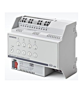 Actuator KNX comutare dimare 4×10 AX, 1-10 V Schrack