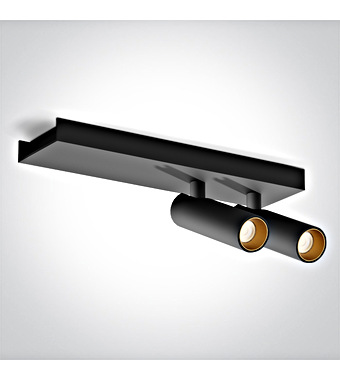Binny 2 LED 2x5W 900lm 930 230V IP20 36° negru Schrack