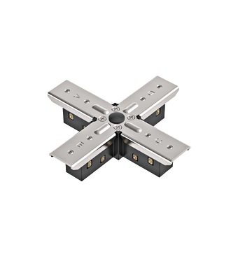 48V BASIC TRACK X-CONECTOR NEGRU Schrack