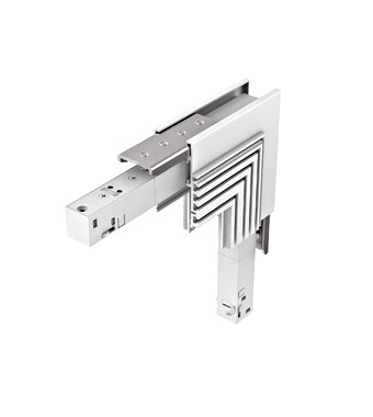 48V TRACK FĂRĂ CADRE L-CORNER VER. ALB Schrack
