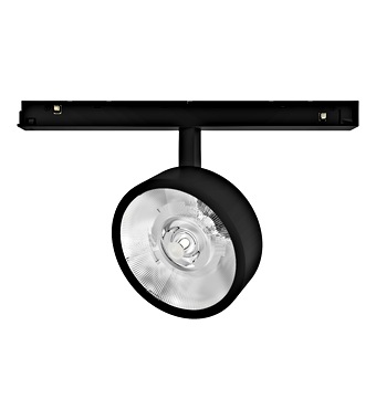 48V FLATSPOT INSET 9W LF930 ON/OFF NEGRU Schrack