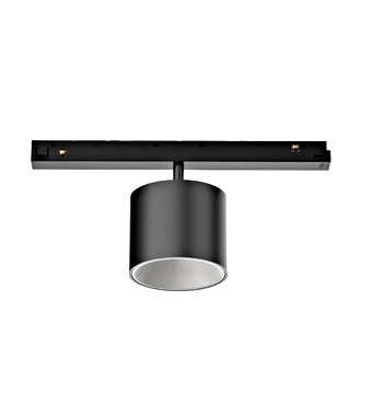 48V SPOT INSET DS 10W LF927 ON/OFF NEGRU Schrack
