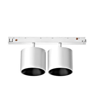 48V SPOT INSET DD 2x 10W LF940 ON/OFF ALB Schrack