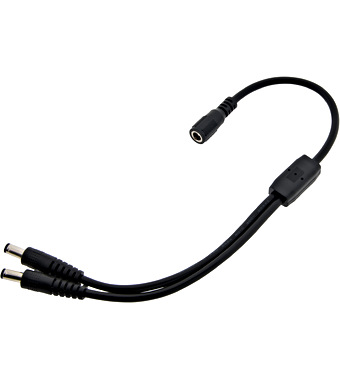 Conector cilindru DC splitter cu 2 cai – 5,5 x 2,1 mm Schrack