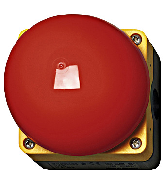 Buton avarie fara revenire rosu in carcasa IP67 1NI Schrack