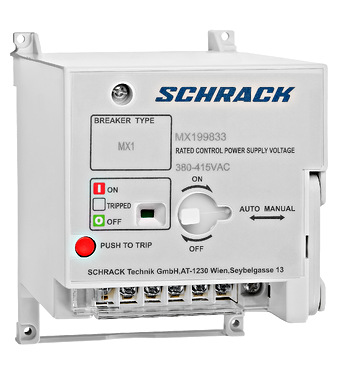 Acționare cu motor electric 380-415VAC pt. MX1 Schrack