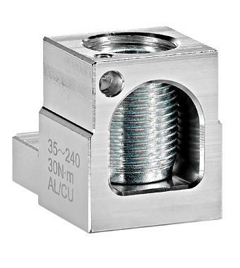 Clemă tunel 1×35-240mm² pt. MX2, 1 buc, max. 200A Schrack