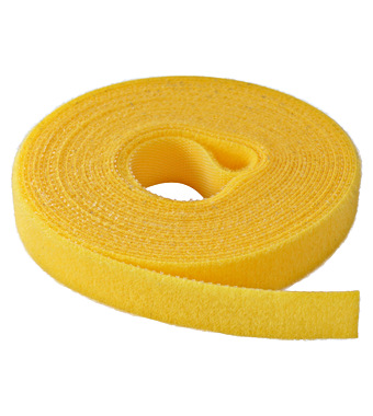 Colier velcro galben 16mmx4m Schrack