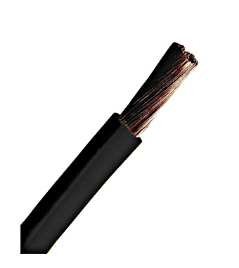 Conductor flex. cu izolaţie din PVC H05V-K 0,75mm² negru HPV Schrack