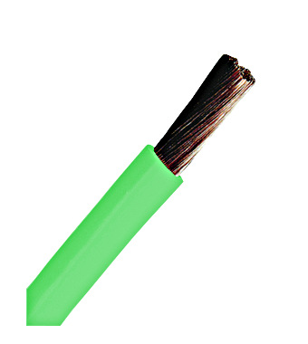 Conductor flexibil cu izolaţie din PVC H05V-K 1mm² verde HPV Schrack
