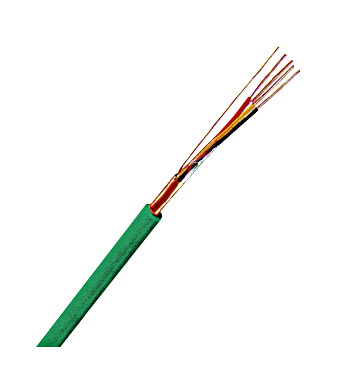 Cablu ecranat iz. şi manta PVC J-Y(ST)Y 2x2x0,8 EIB verde Schrack