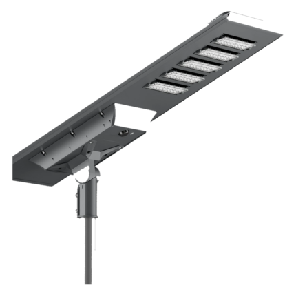 Lampă Stradală Solară All-in-One ZAIN 140W cu Senzor