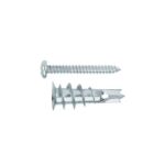 Set diblu metalic perforant cu surub, pentru rigips, 100 buc/cutie
