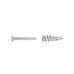 Set diblu metalic perforant cu surub, pentru rigips, 100 buc/cutie
